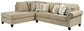 Dovemont 2-Piece Sectional with Ottoman