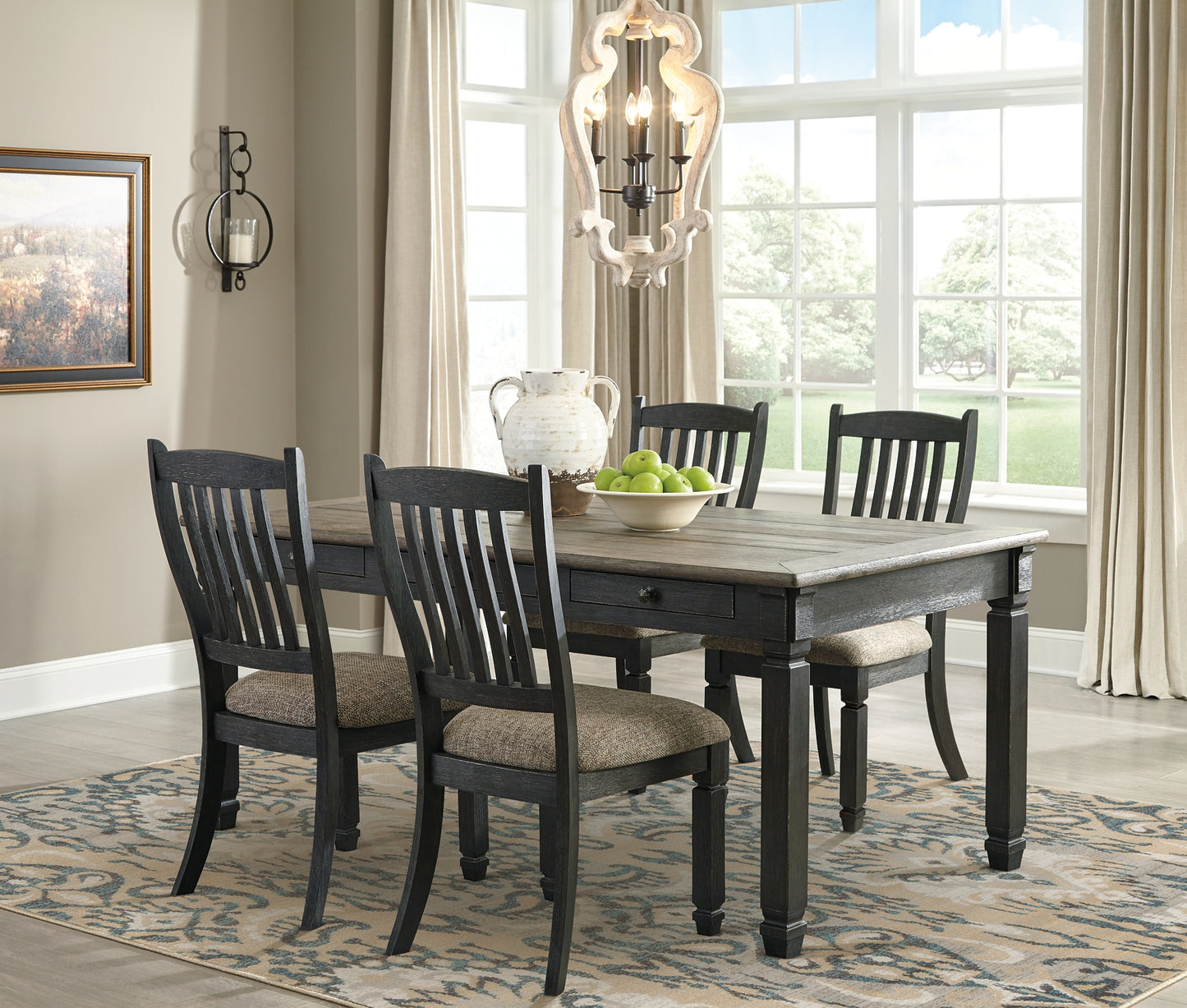 Tyler Creek Dining Table and 6 Chairs