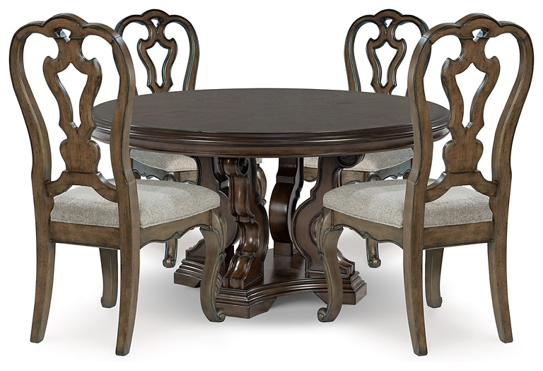 Maylee Dining Table and 4 Chairs