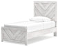 Cayboni Twin Panel Bed with Dresser