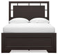 Covetown Full Panel Bed with Dresser and 2 Nightstands