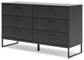 Socalle Twin Panel Headboard with Dresser