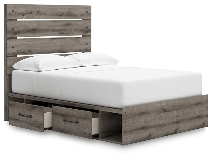 Graystorm Full Panel Bed with Storage