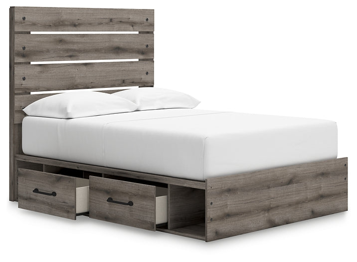 Graystorm Full Panel Bed with Storage