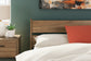 Deanlow Full Platform Panel Bed with Dresser and Nightstand